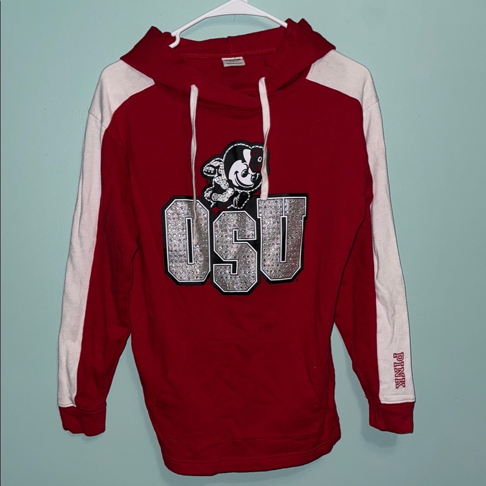 Red and White OSU Hoodie